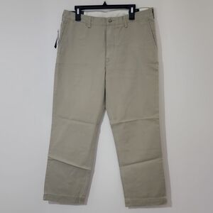 New Polo Ralph Lauren Beige Khaki Chino Pants Size 36x29  Classic Fit Cotton NWT